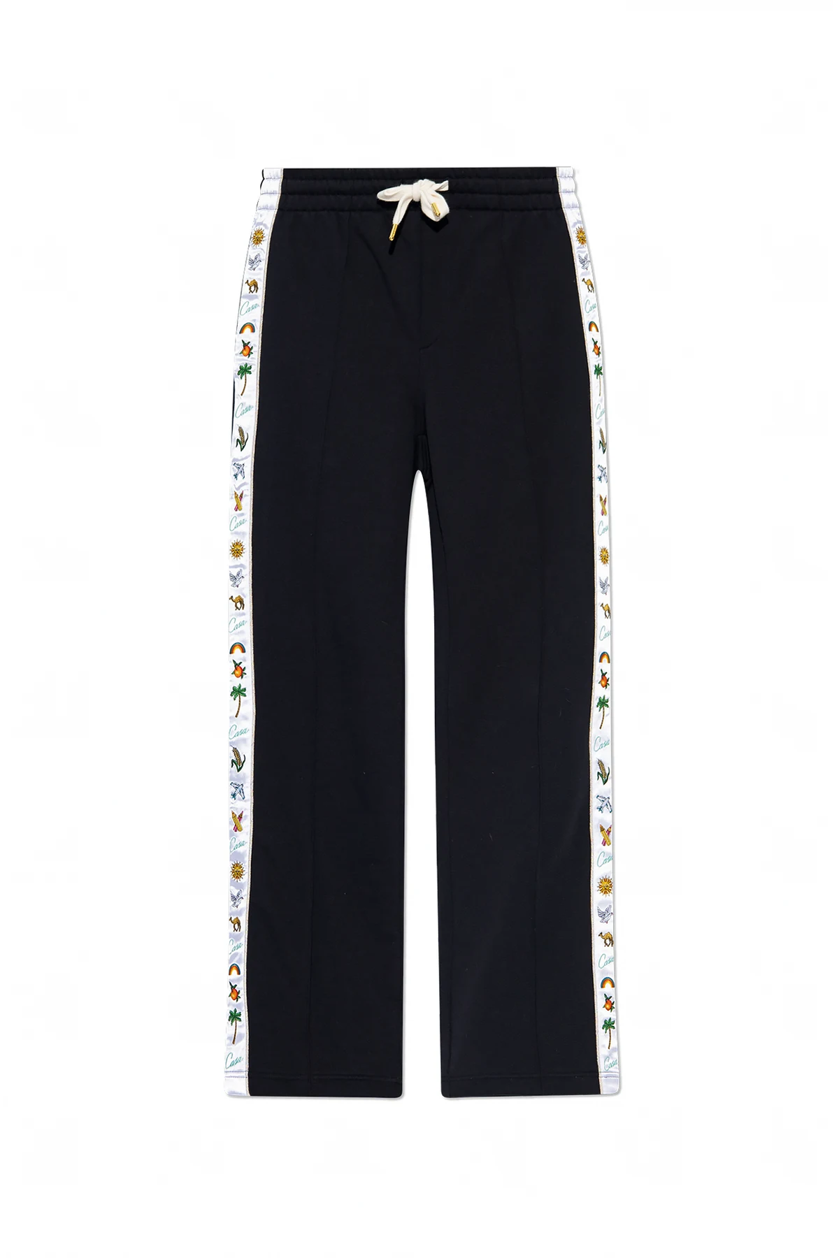 Spodnie dresowe z satynowymi lampasami