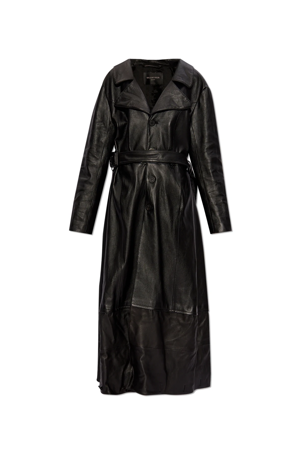Leder Mantel von Balenciaga