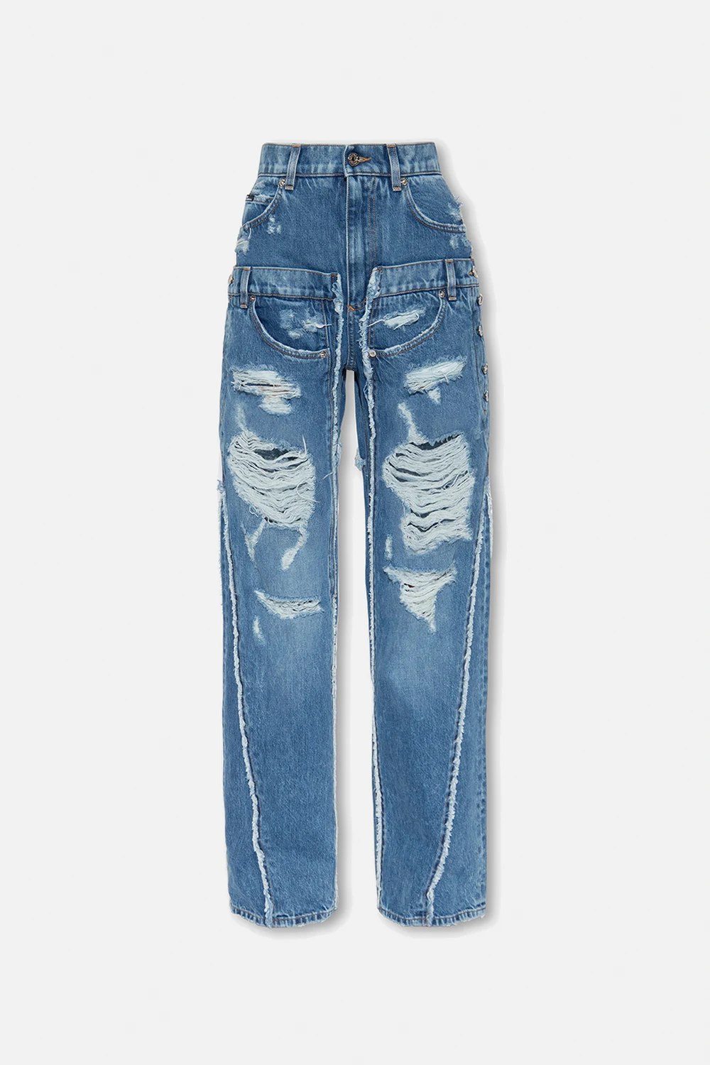 Jeans with multiple pockets