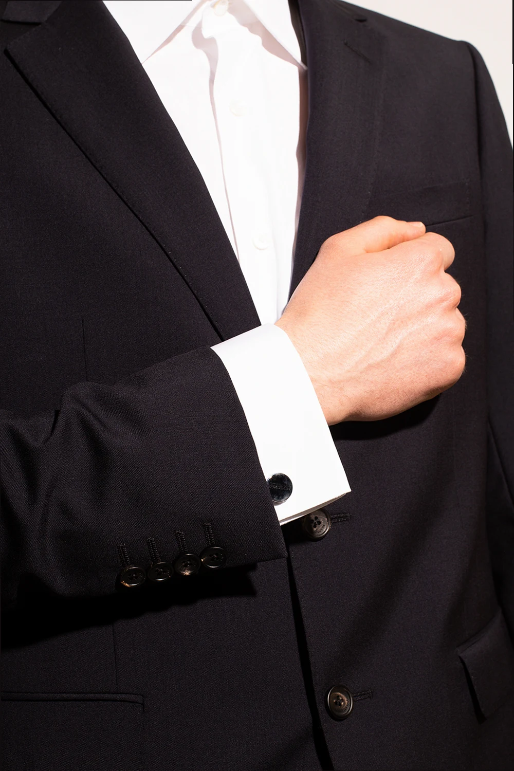 Cuff links with logo