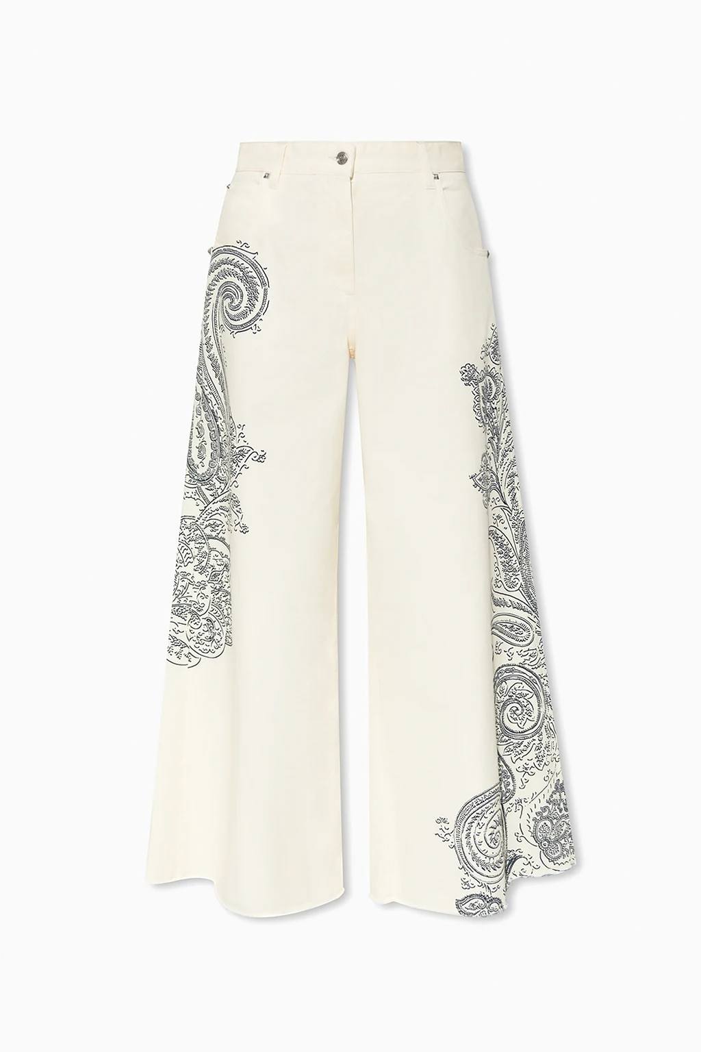 Jeans with wide legs