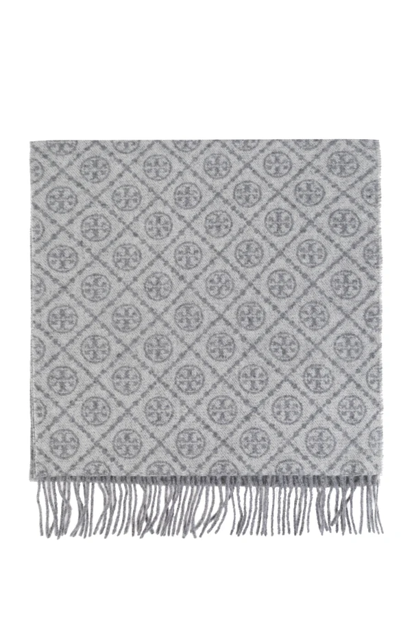BLUE Scarf with monogram
