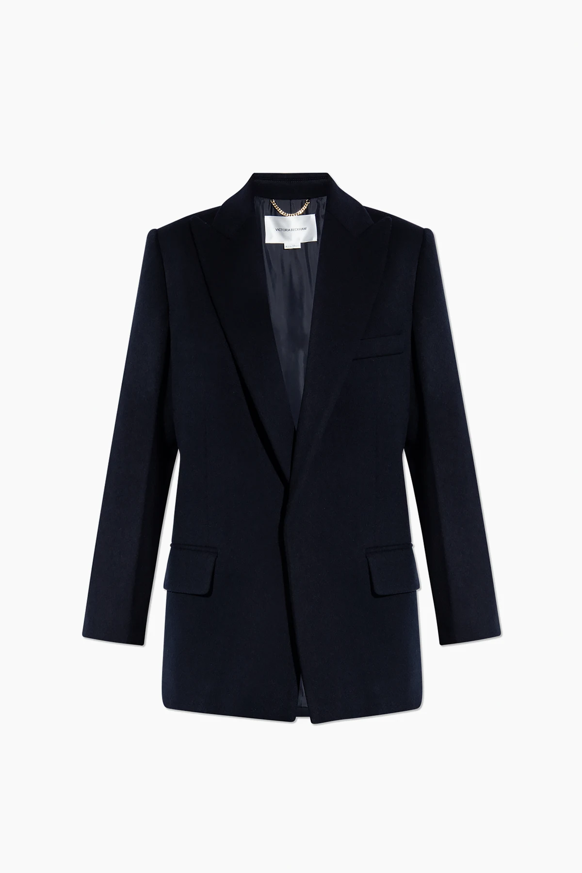 Blazer with peak lapels