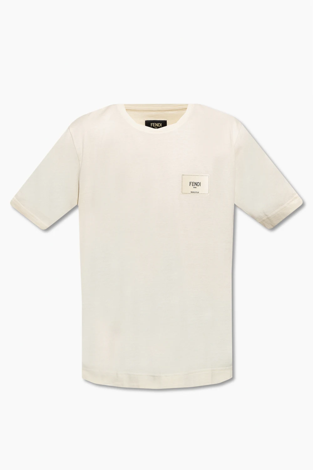 T-shirt with logo patches