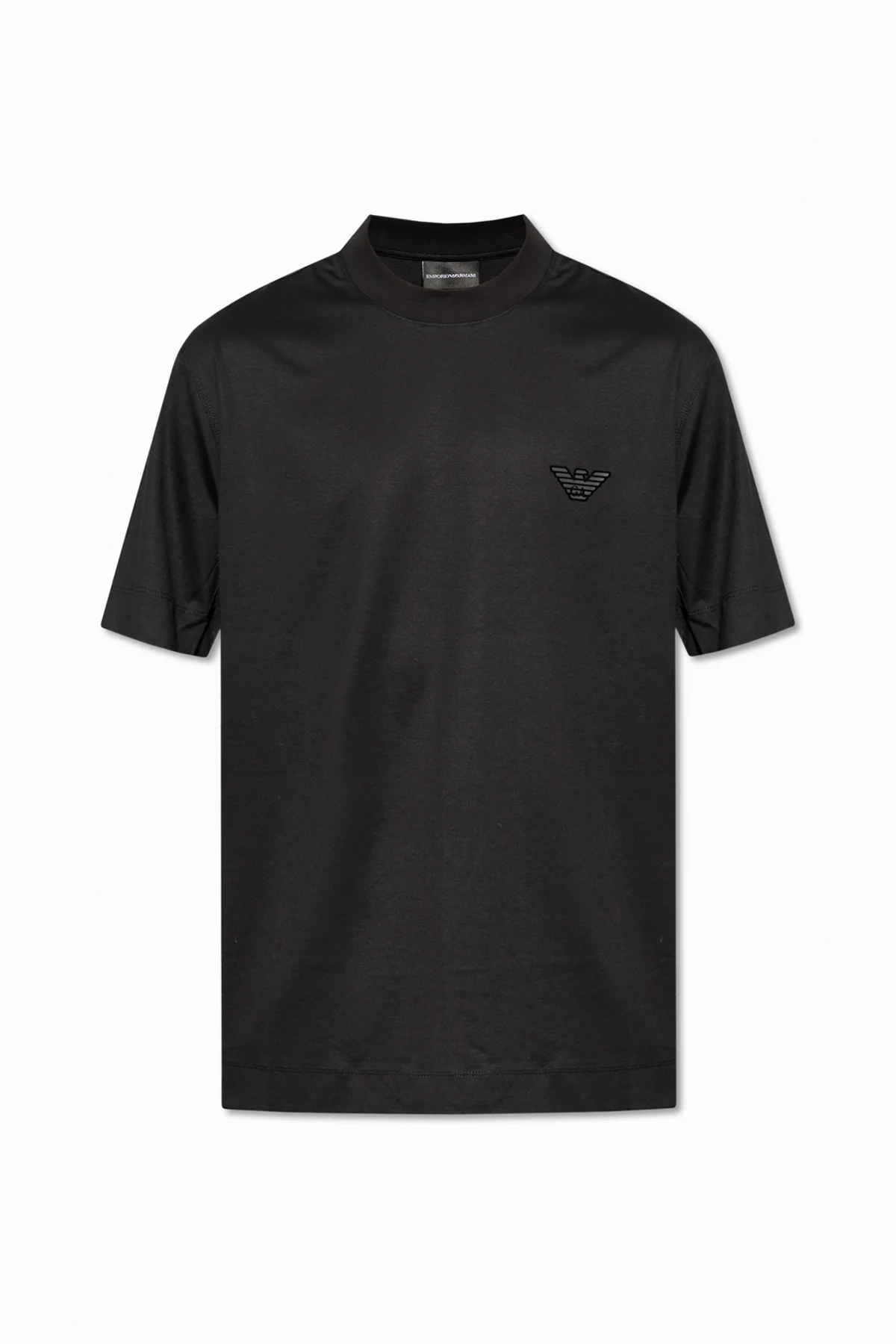 T-shirt z naszywką z logo