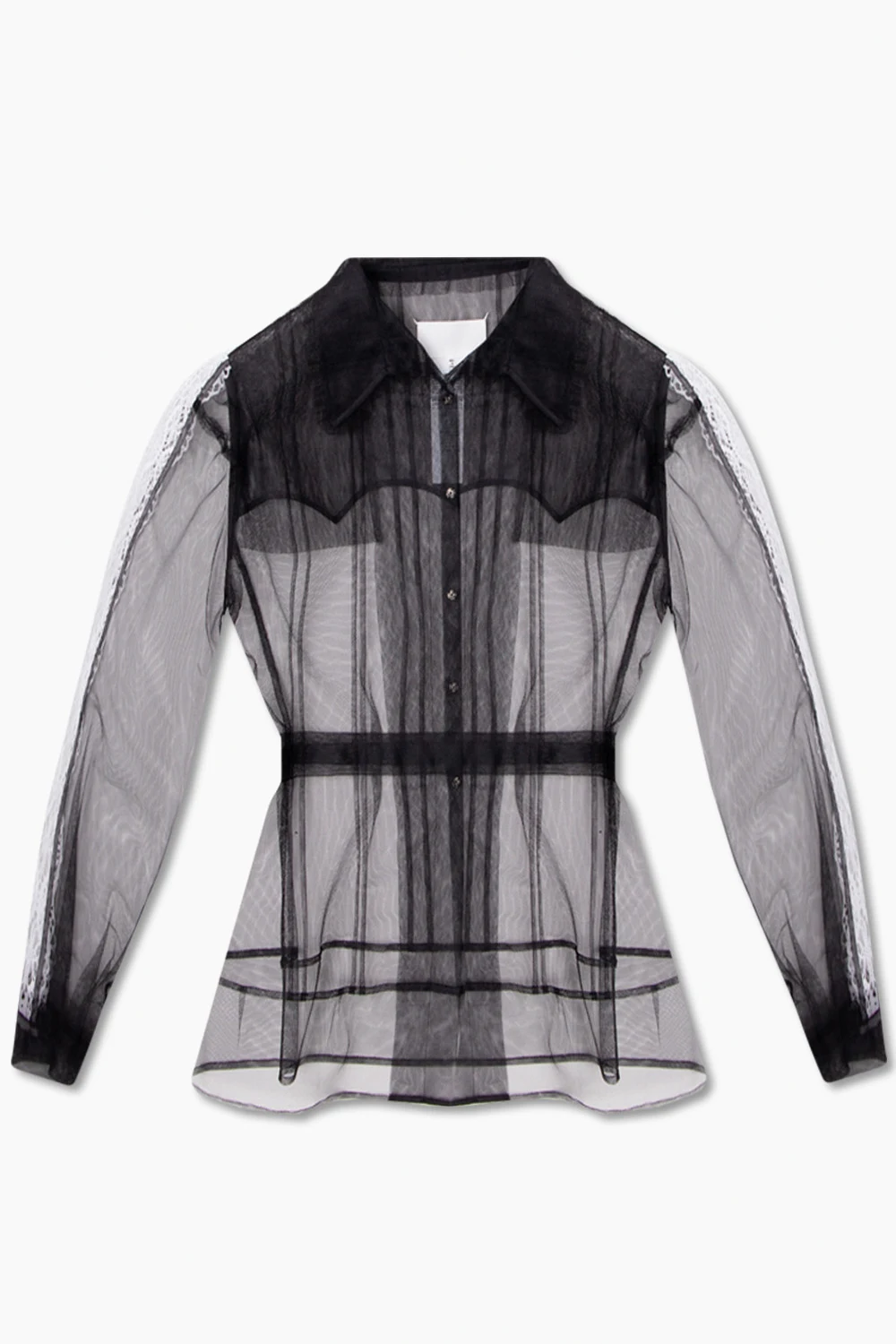 Semi-sheer shirt