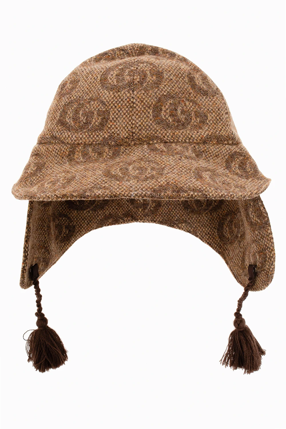 Wool hat with earflaps