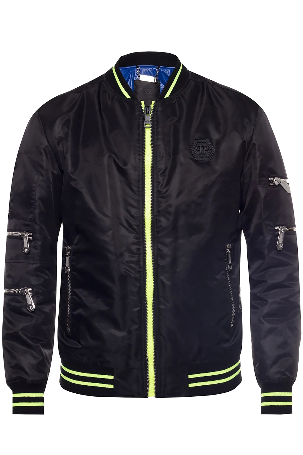 Bomber jacket with logo