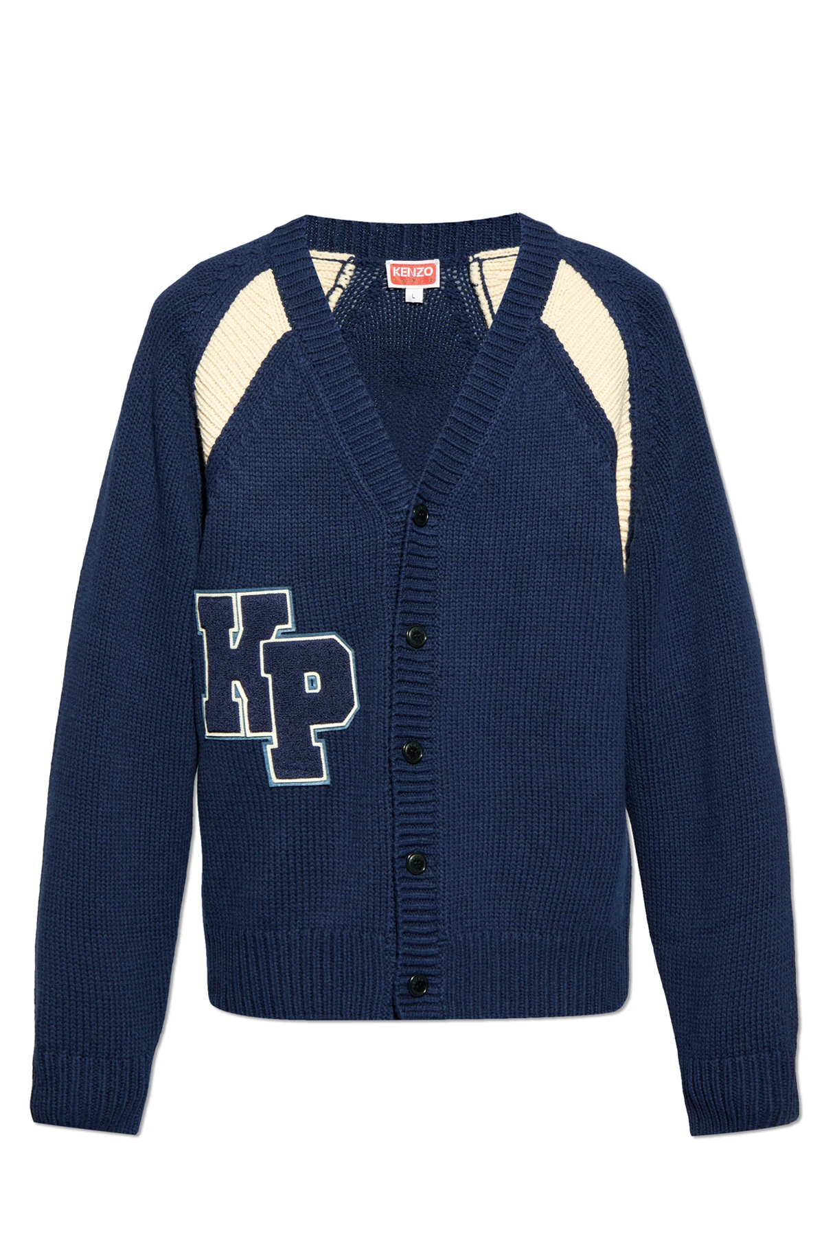 NAVY BLUE Buttoned cardigan