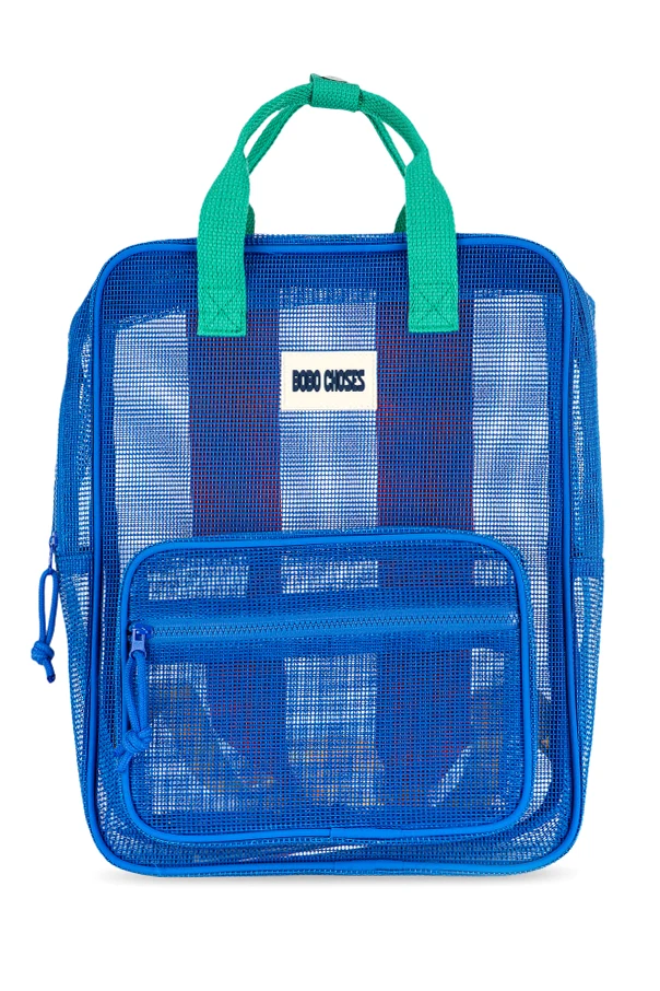 BLAU Rucksack mit Logo-Patch