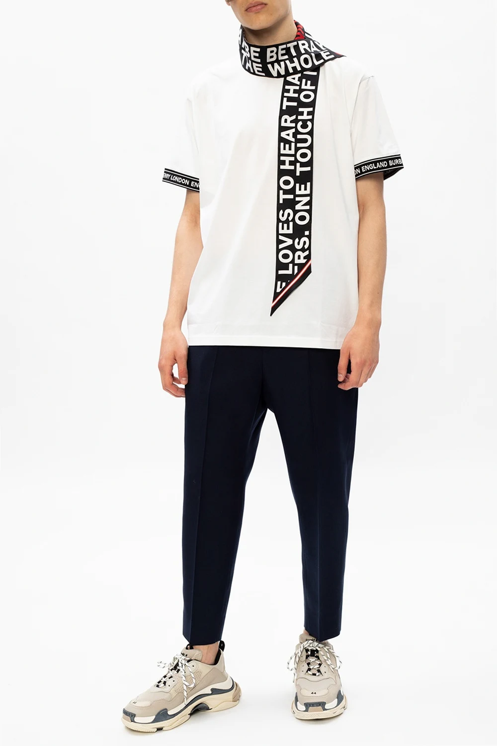 Pleat-front trousers