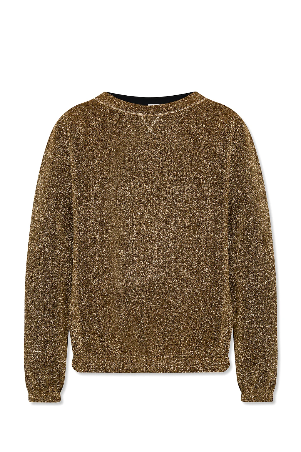 Sweatshirt with lurex threads