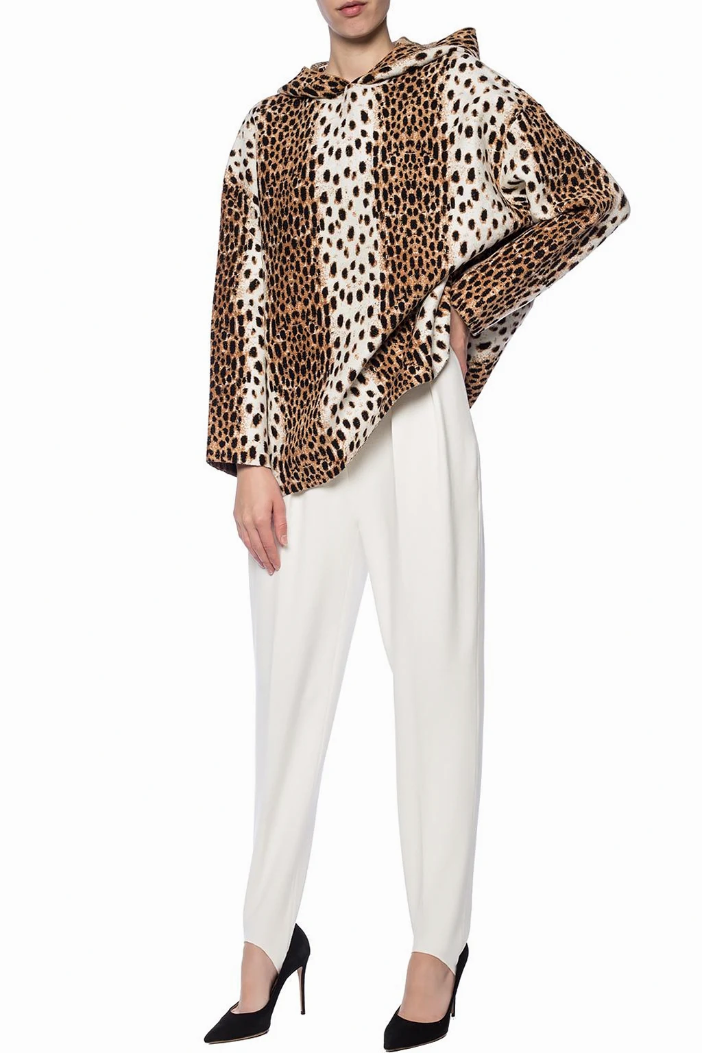 Wool trousers with vents