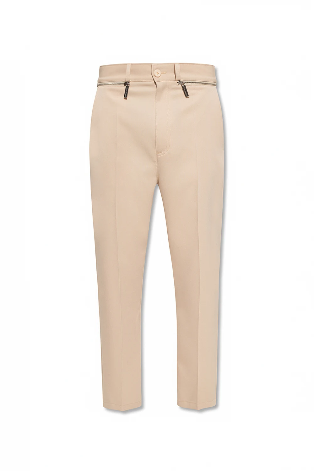 Trousers with zip
