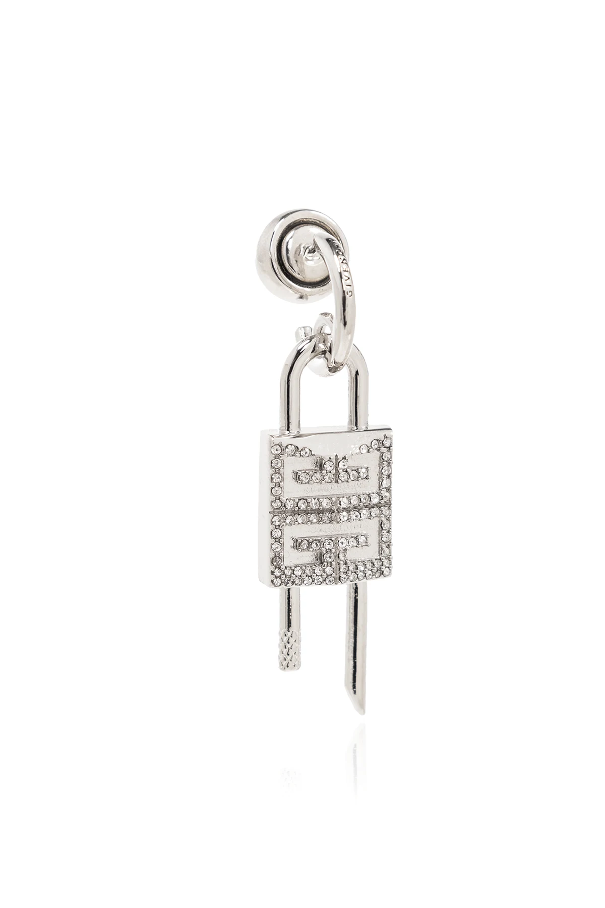 Pojedynczy mosiężny kolczyk