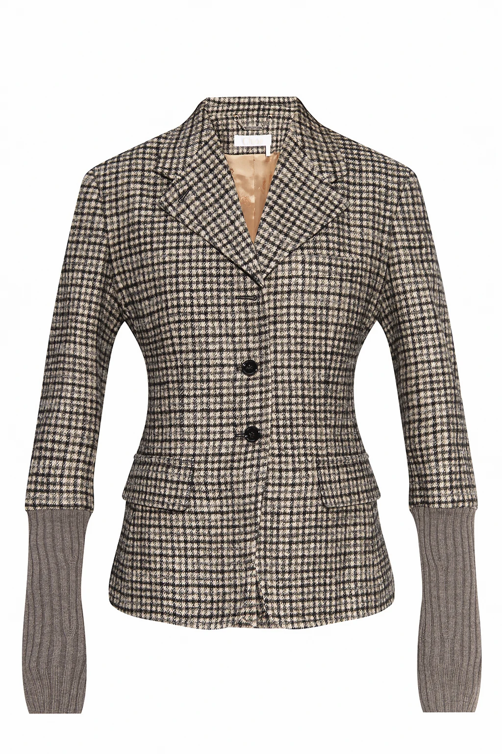 Checked blazer