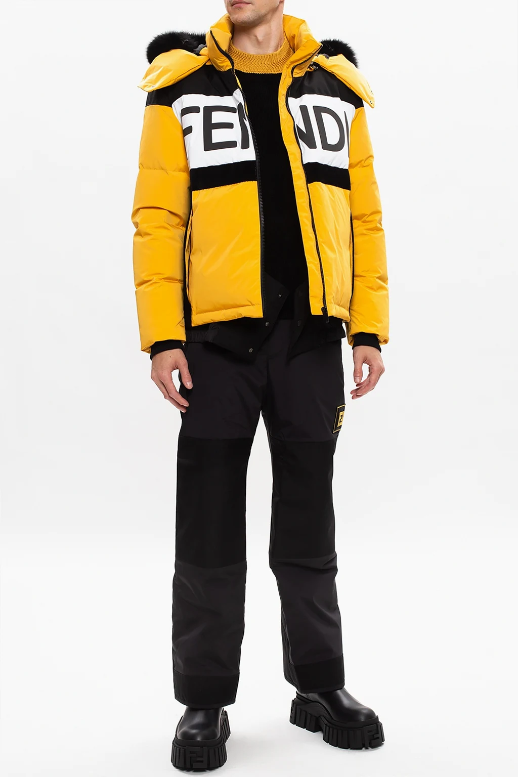 Ski trousers with logo