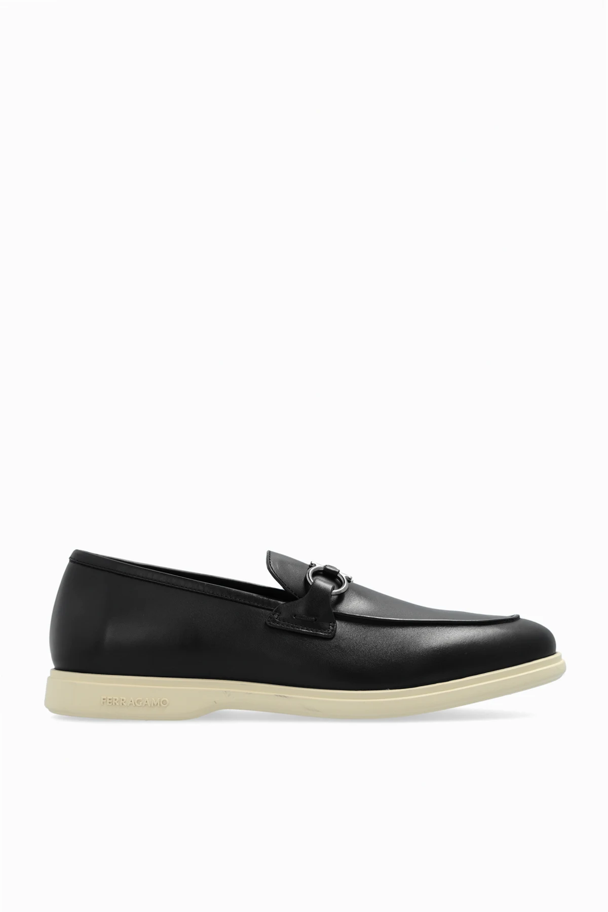 BLACK FERRAGAMO 'Cosimo' loafers shoes