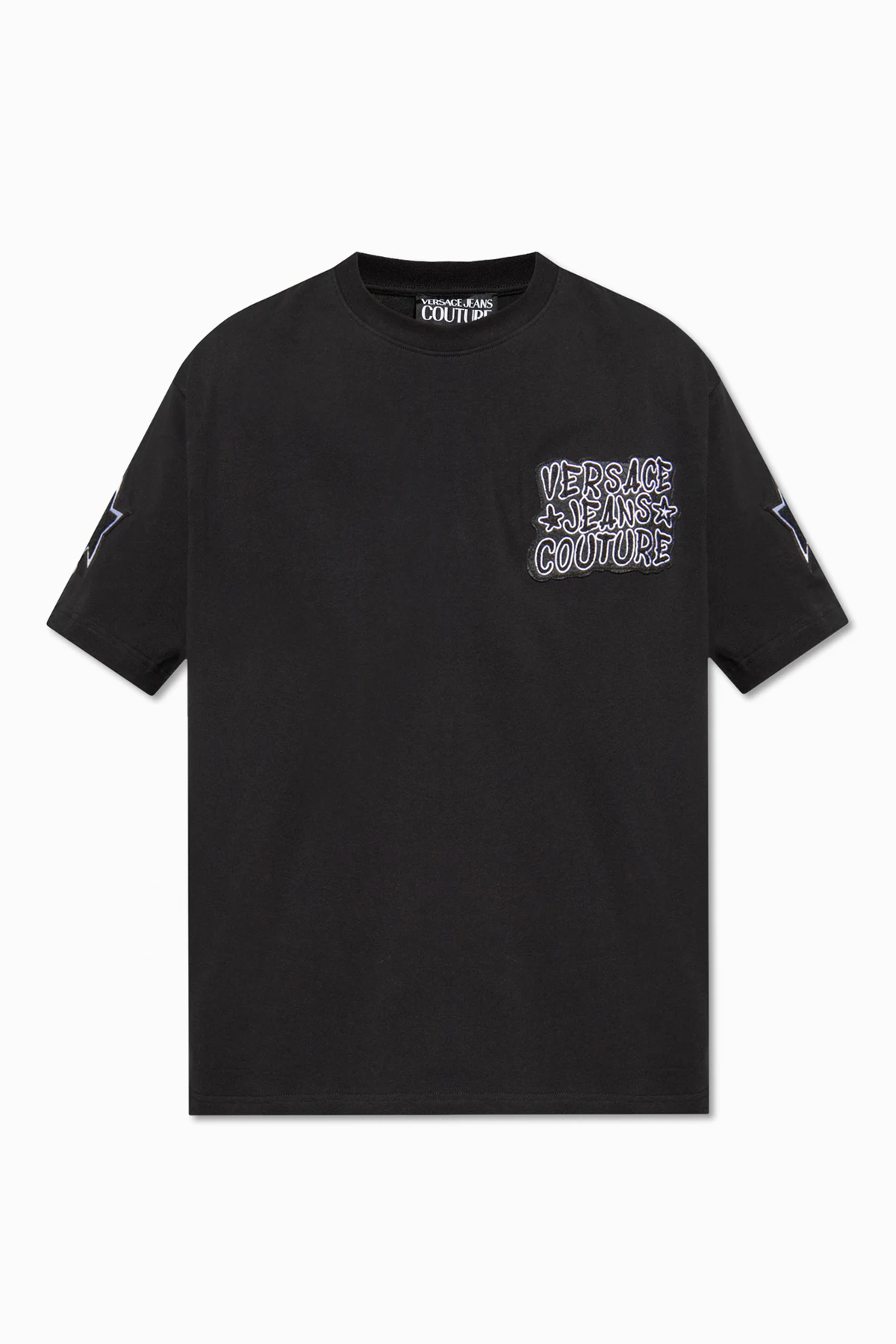 Patched T-shirt