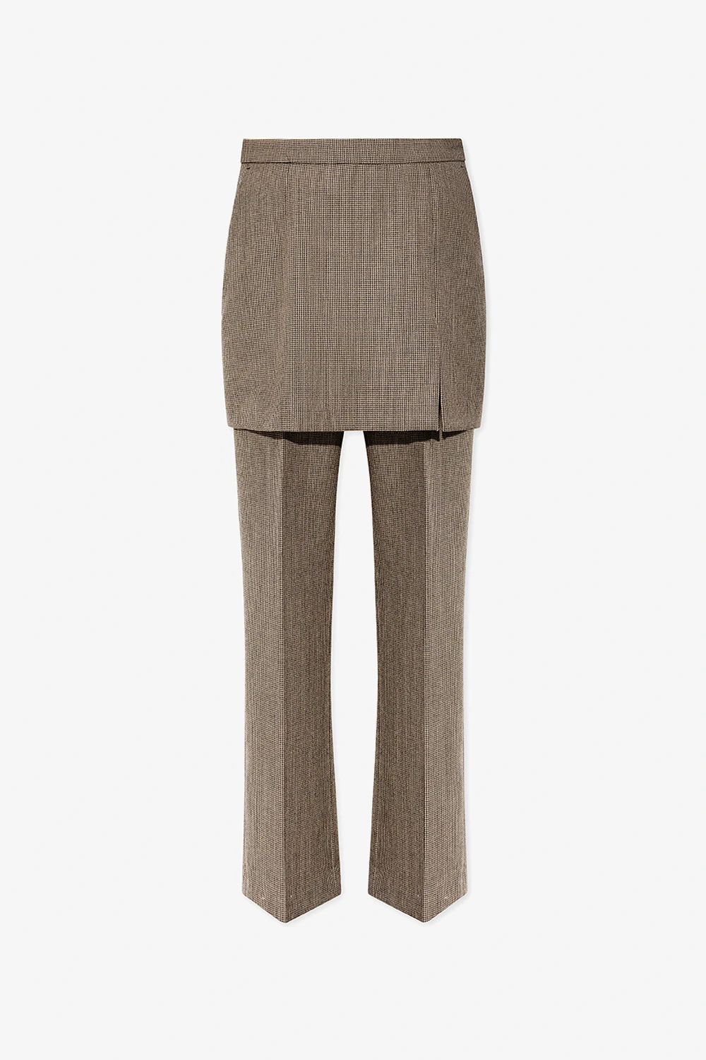 Checked trousers