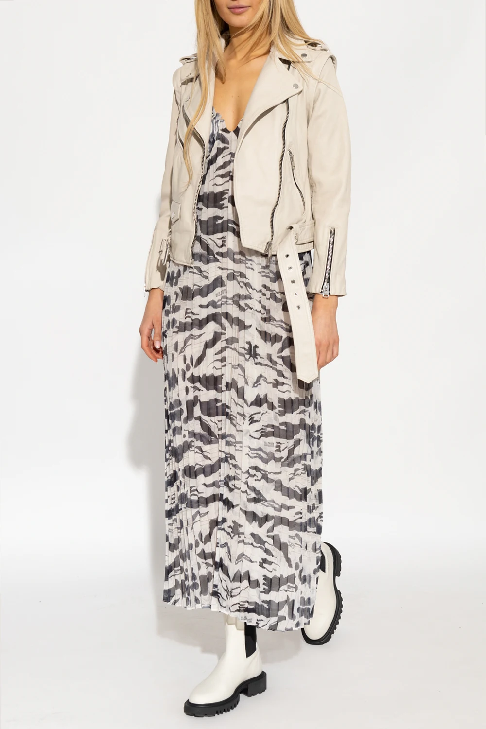 ’Nouval’ pleated dress