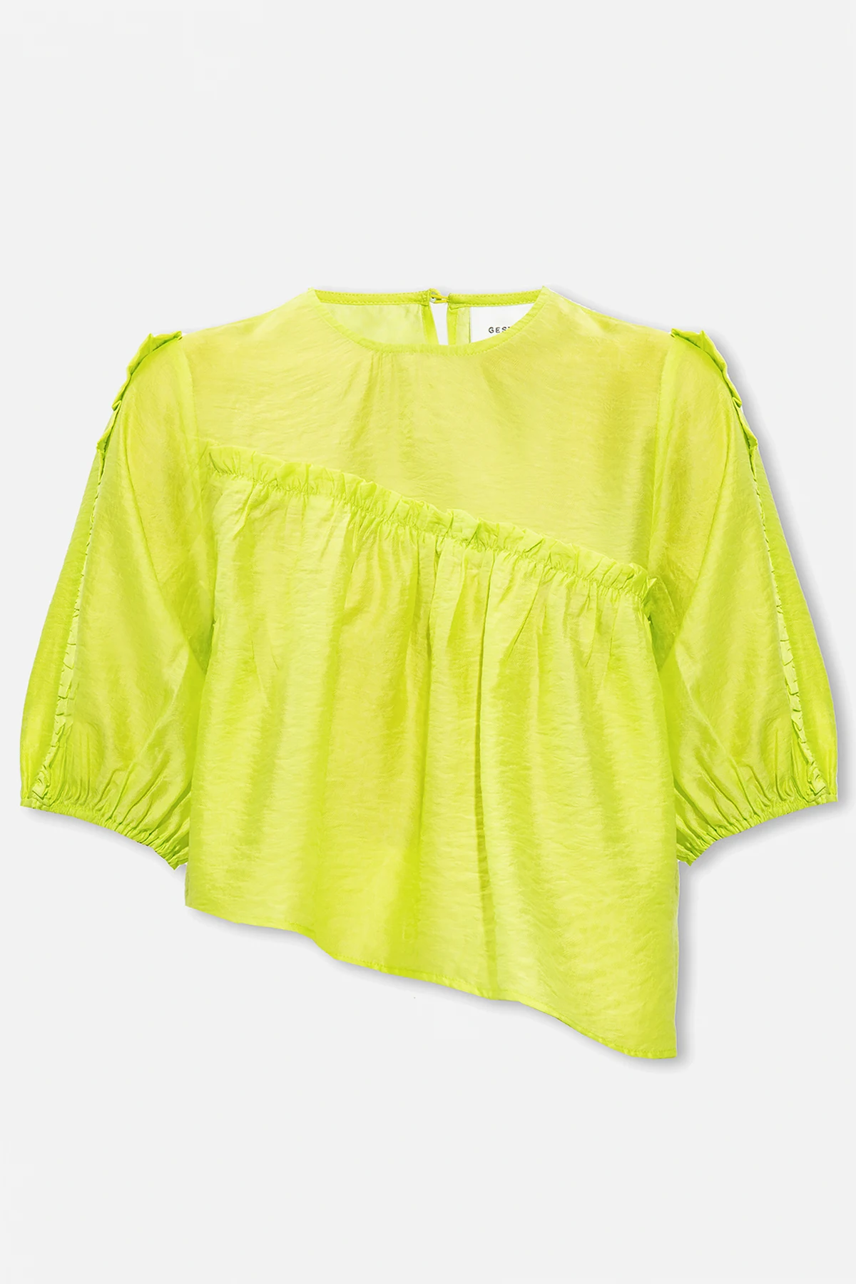 ‘TheaGZ’ top with puff sleeves