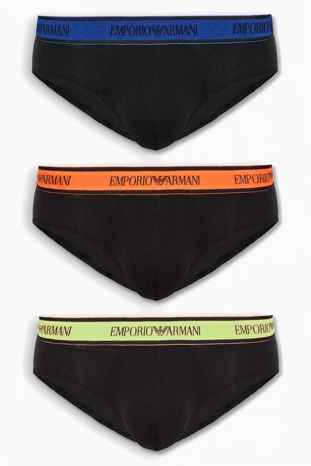 Branded briefs three-pack