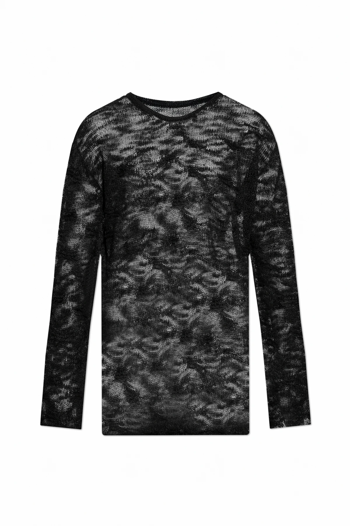 Transparentny sweter