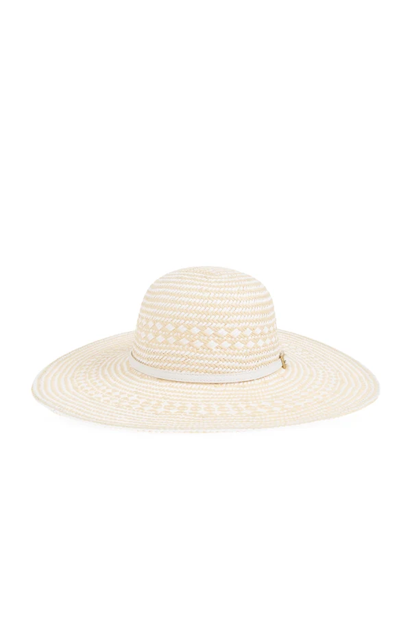 cream Hat with decorative band