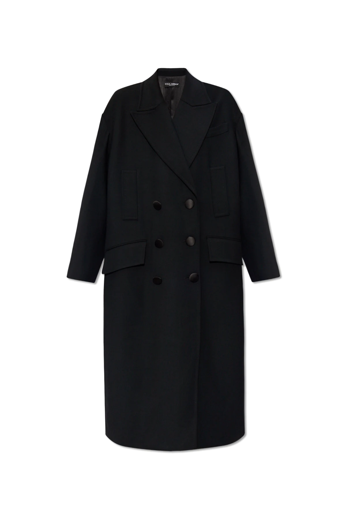 Oversize double-breasted coat