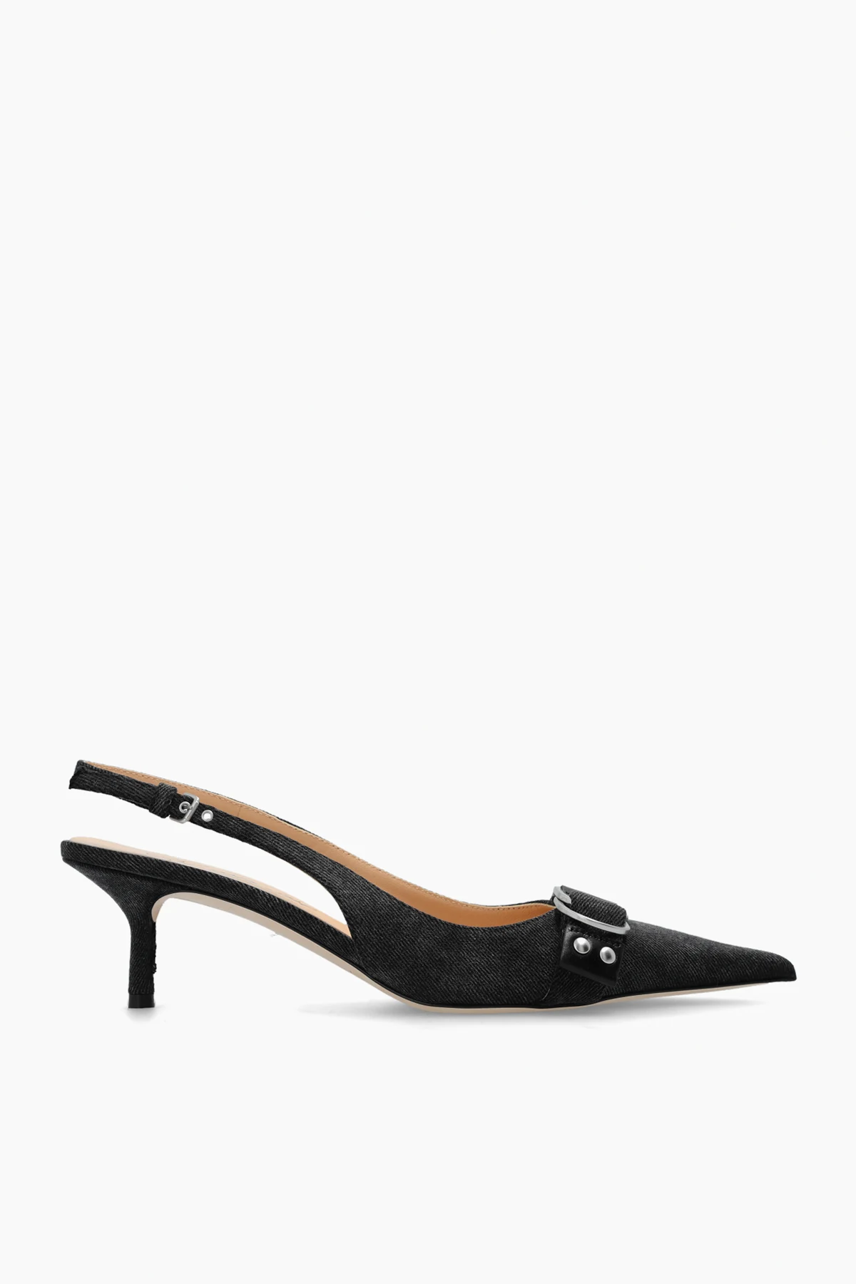 Jeansowe buty na obcasie ‘Jeannie’