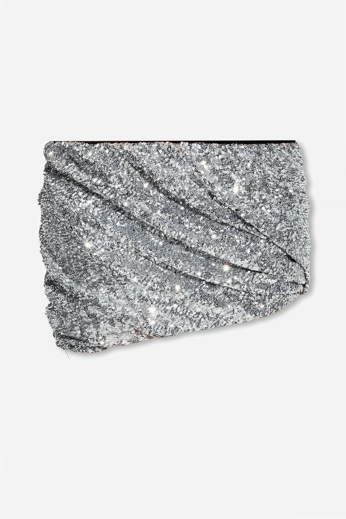 Sequinned mini skirt
