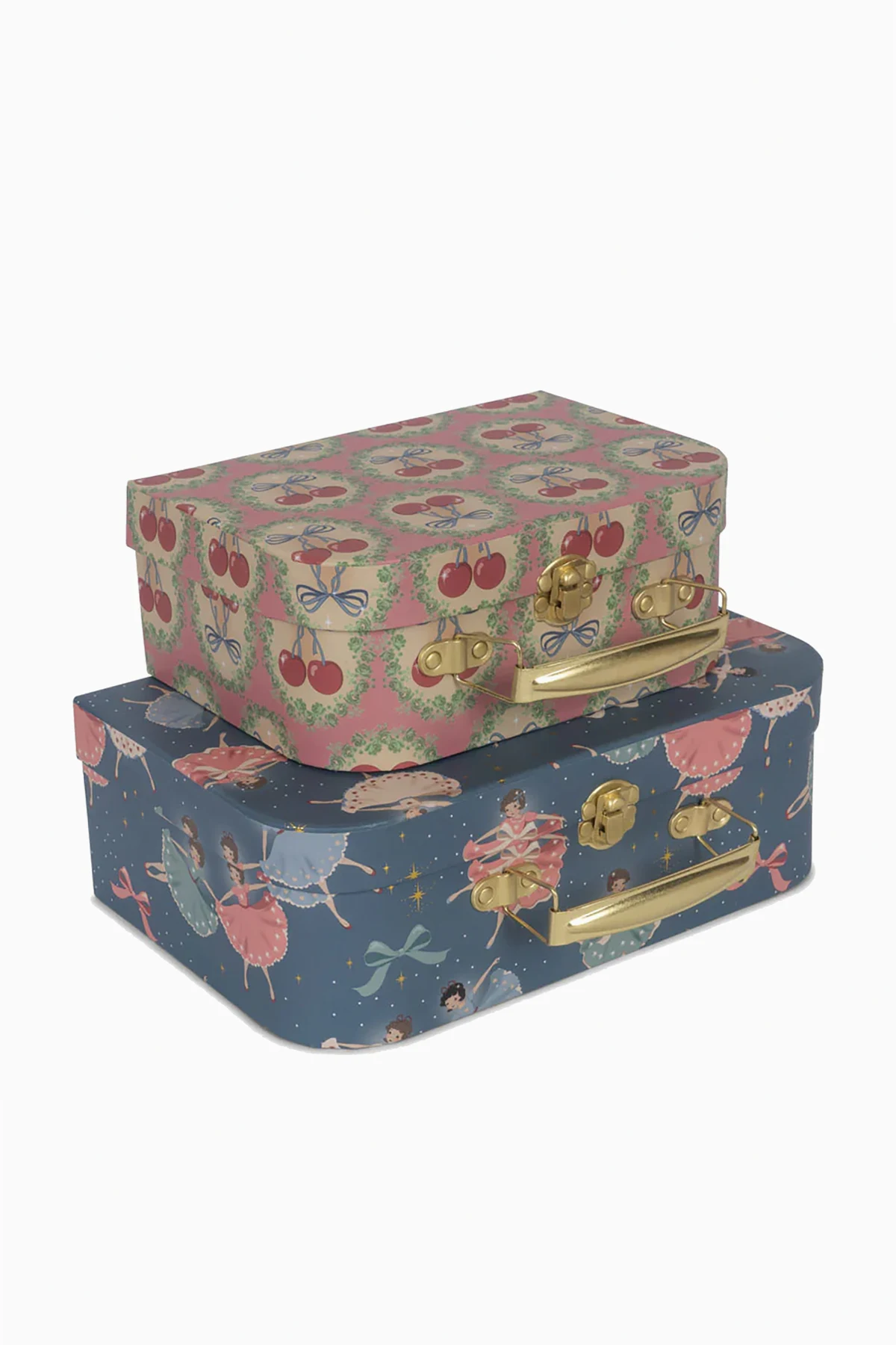 Set dekorativer Koffer