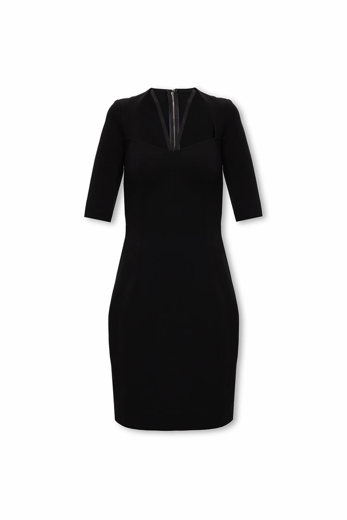 Dress with short sleeves