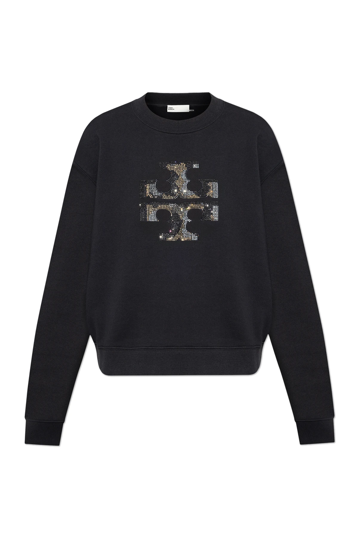 Bluza z logo wykończonym połyskującymi cekinami
