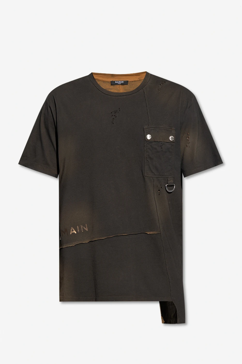 T-shirt with vintage effect