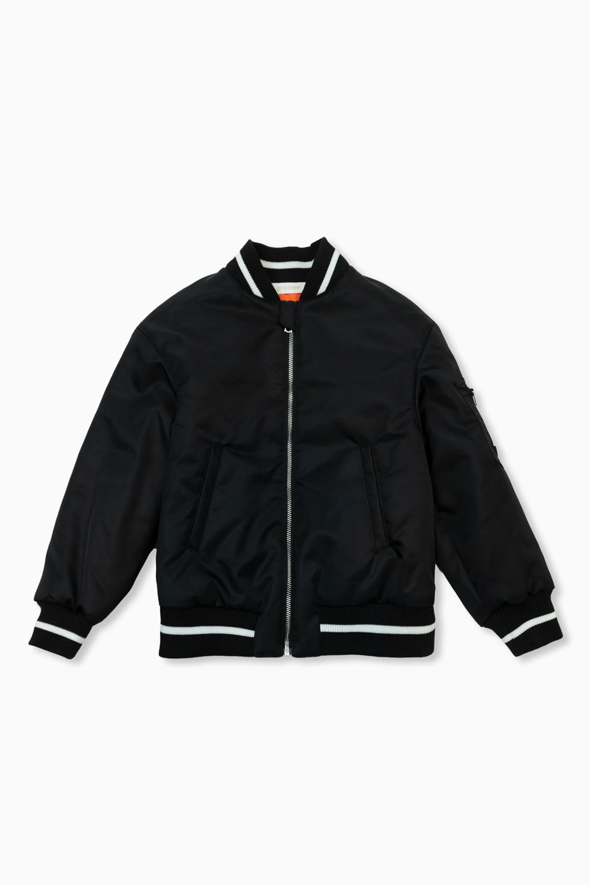 Bomber jacket with logo
