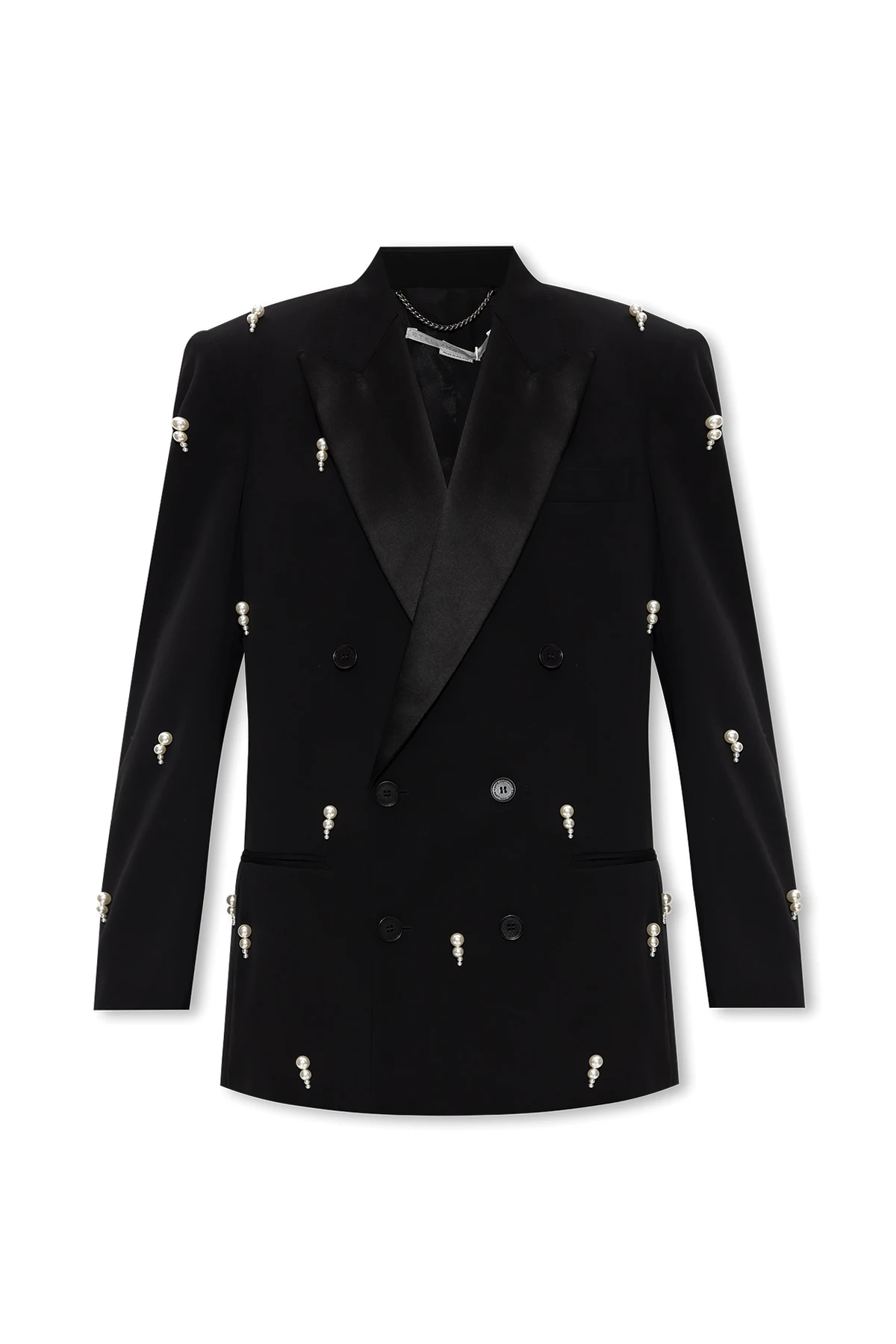 Blazer with pearls