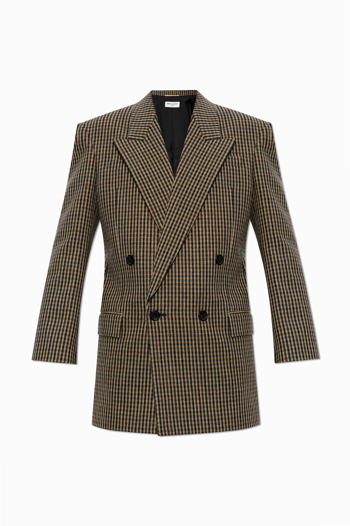Blazer with check pattern