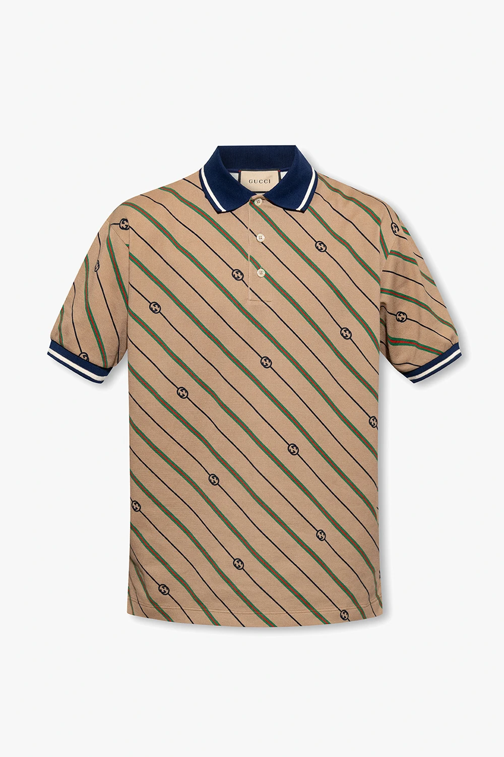 Polo shirt with ‘Web’ stripe