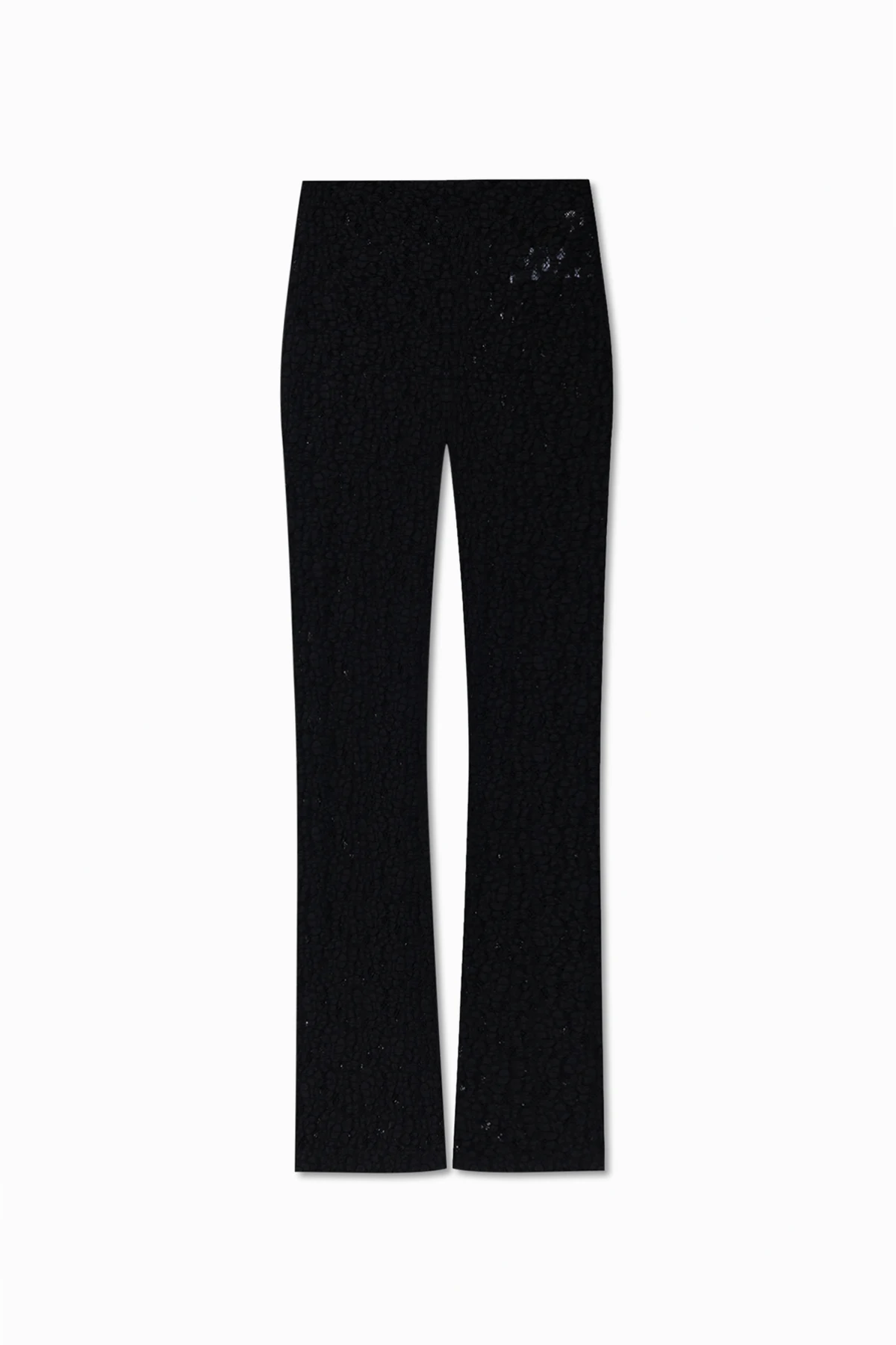 Lace bootcut trousers