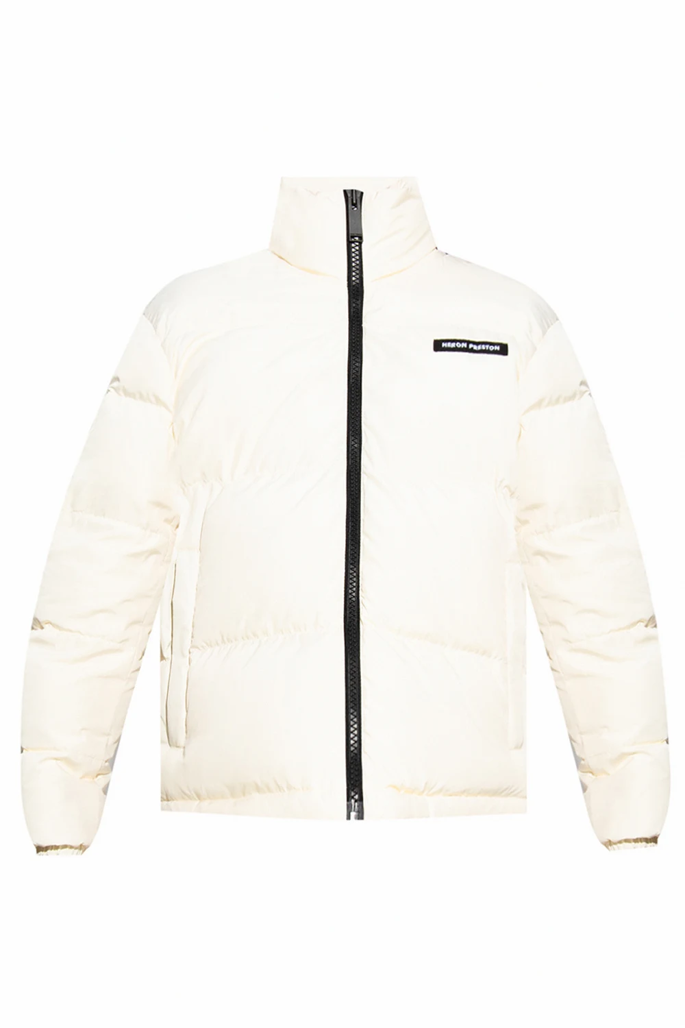 Padded jacket with patches