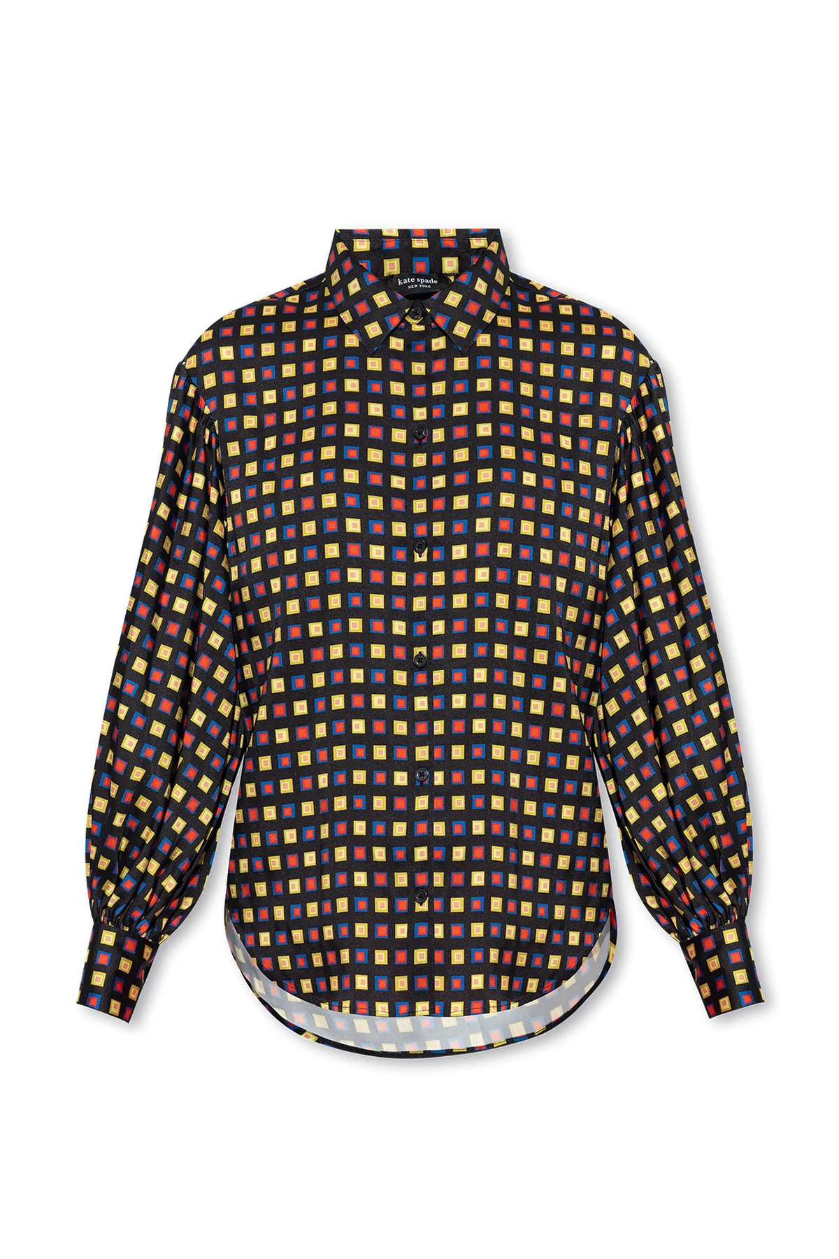 Shirt with puff sleeves