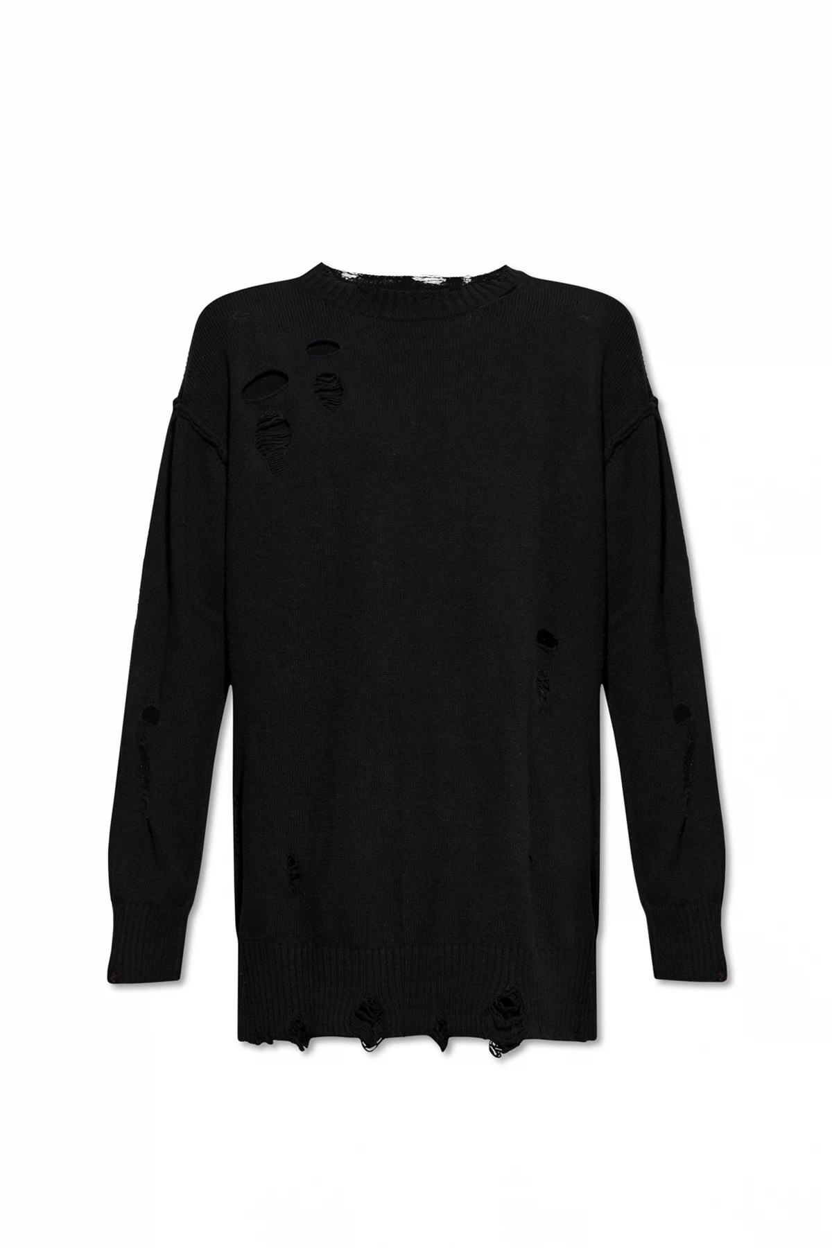 Sweater with a vintage effect