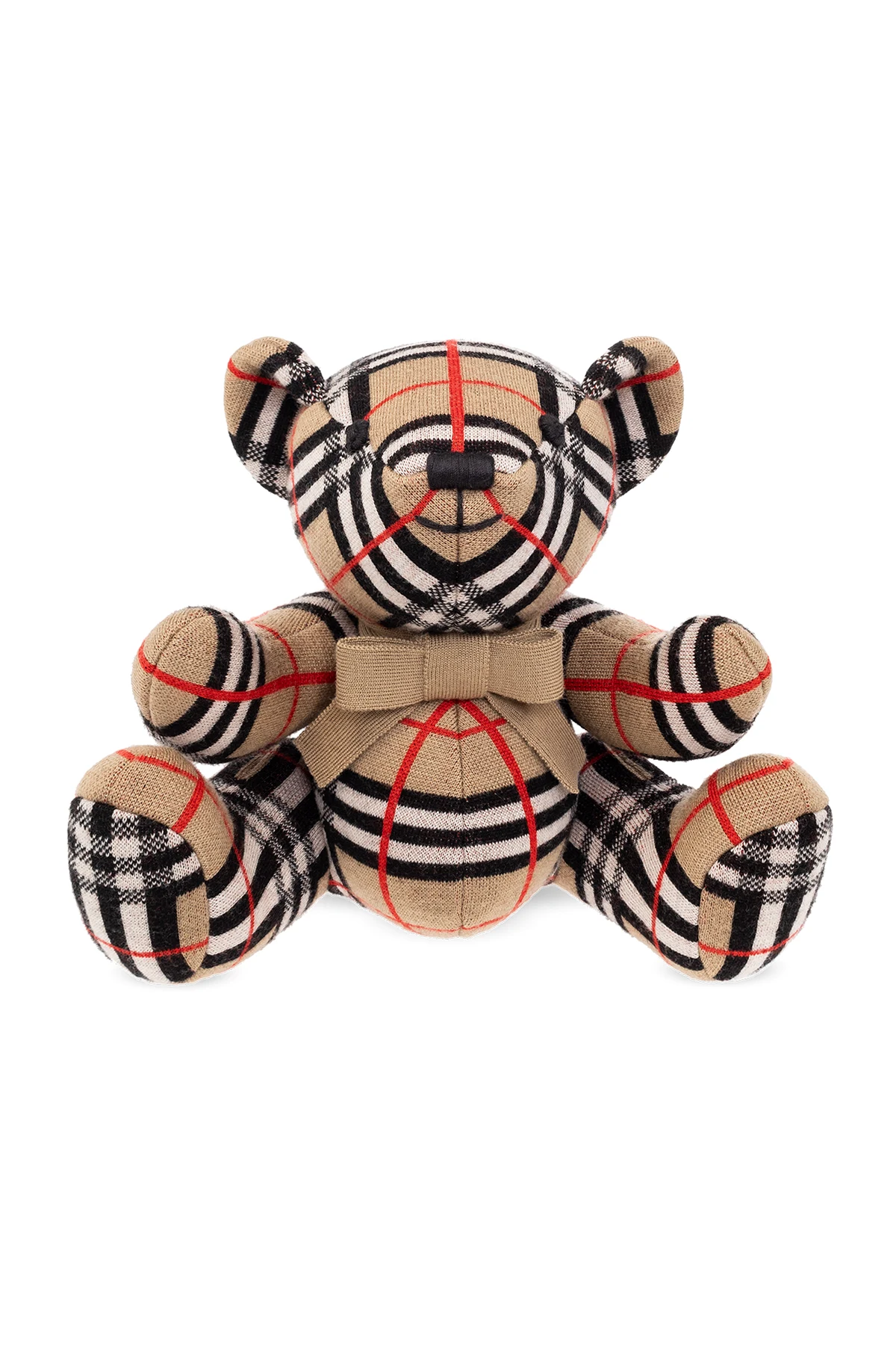 Checked teddy bear
