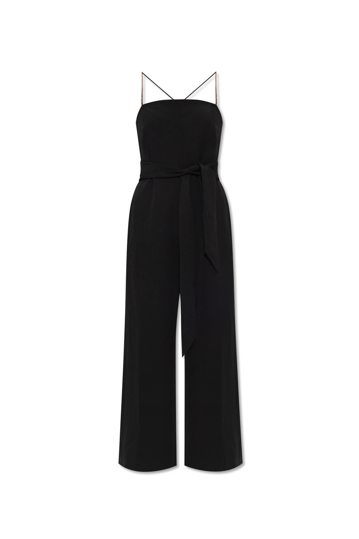 BLACK Jumpsuit with shoulder straps