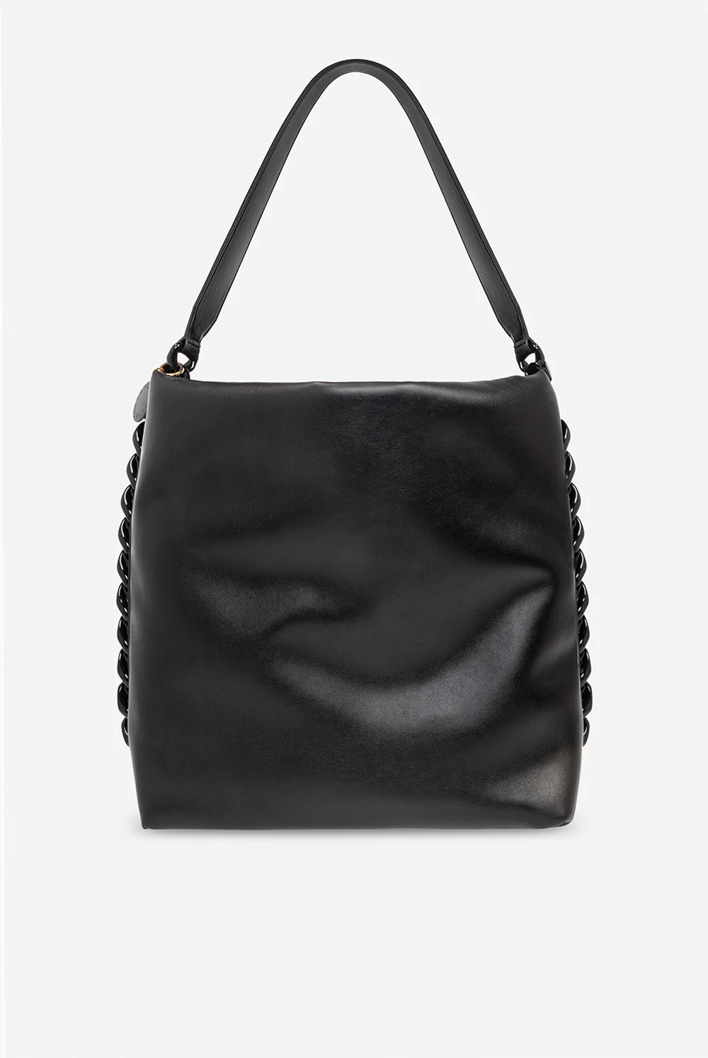 Shopper bag in vegan leather