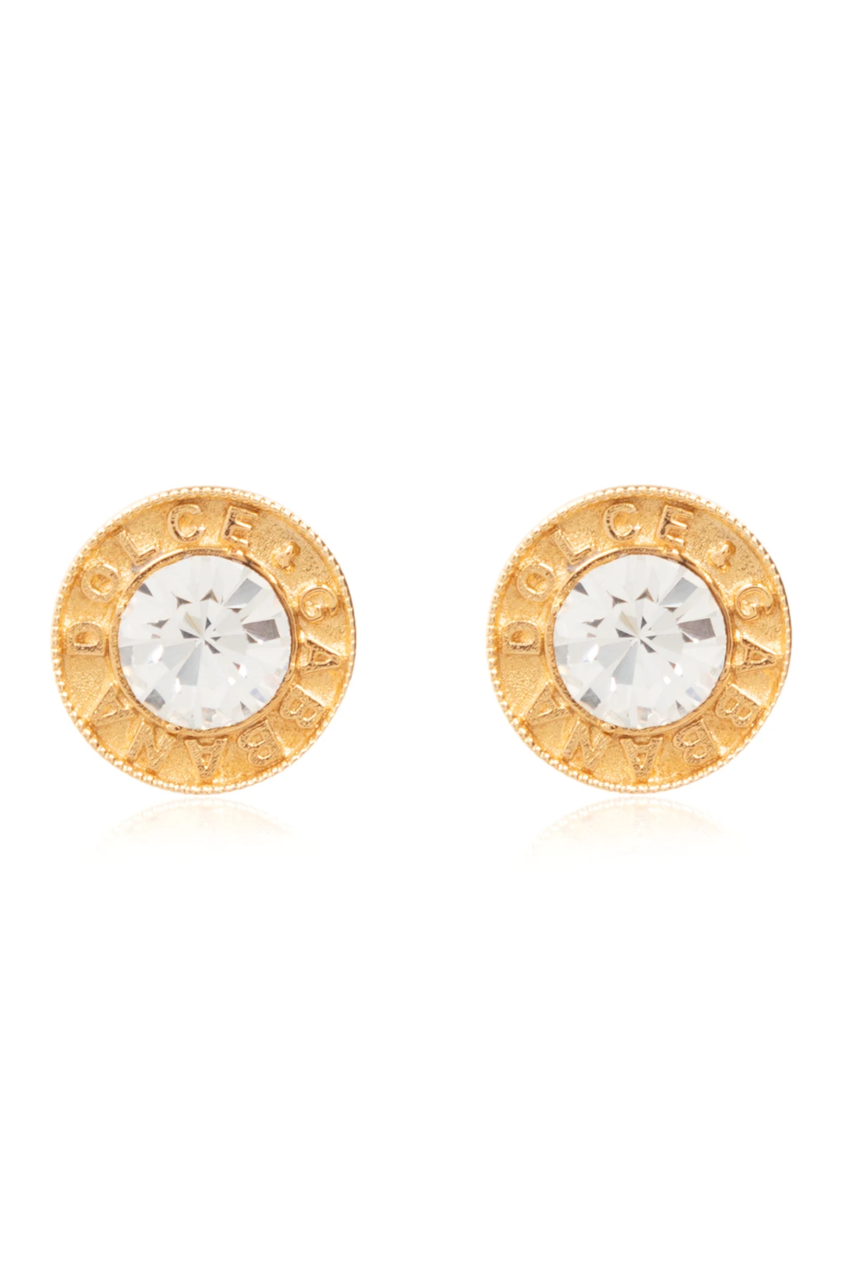 Kolczyki z połyskującym kryształem