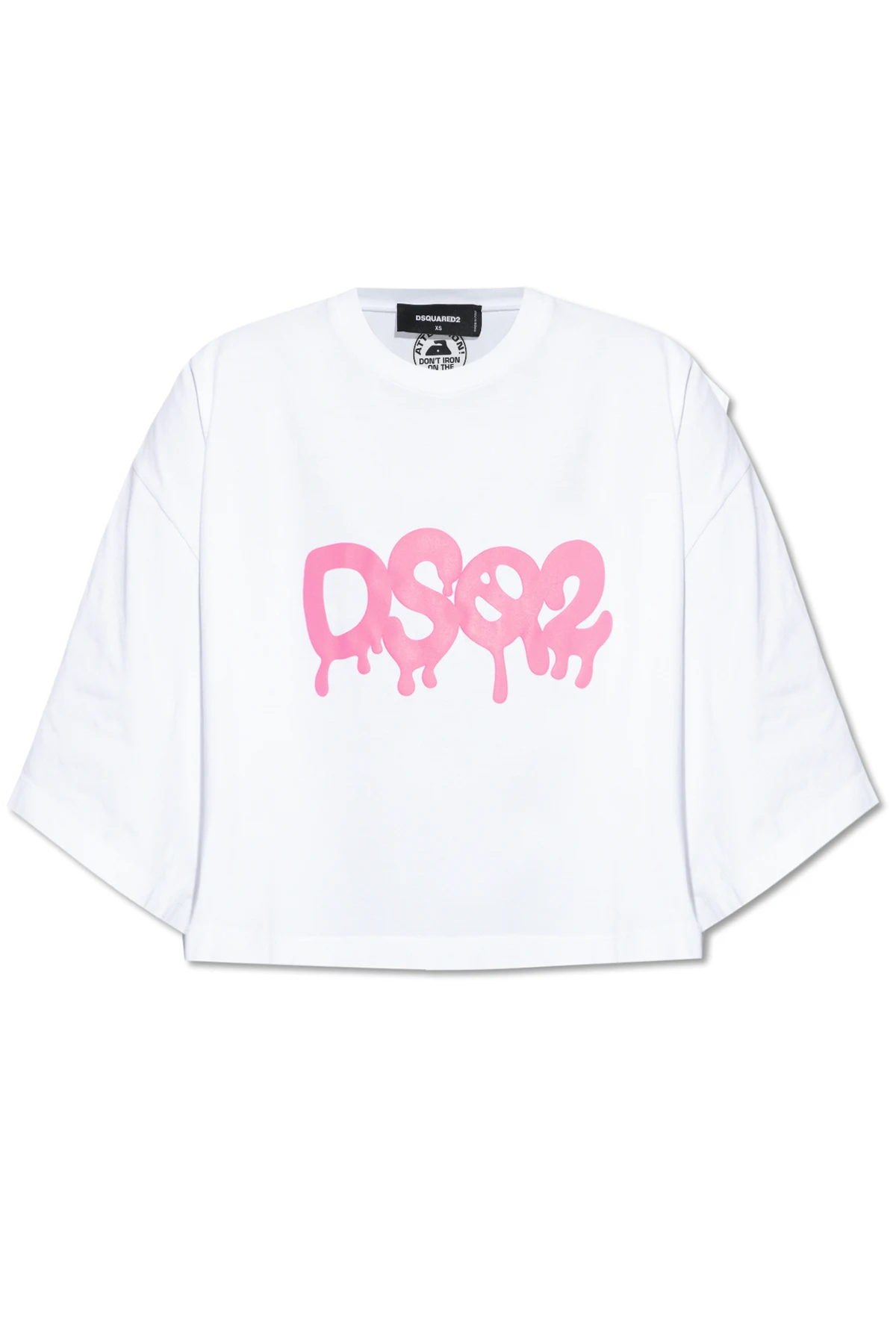 Cropped oversize T-shirt