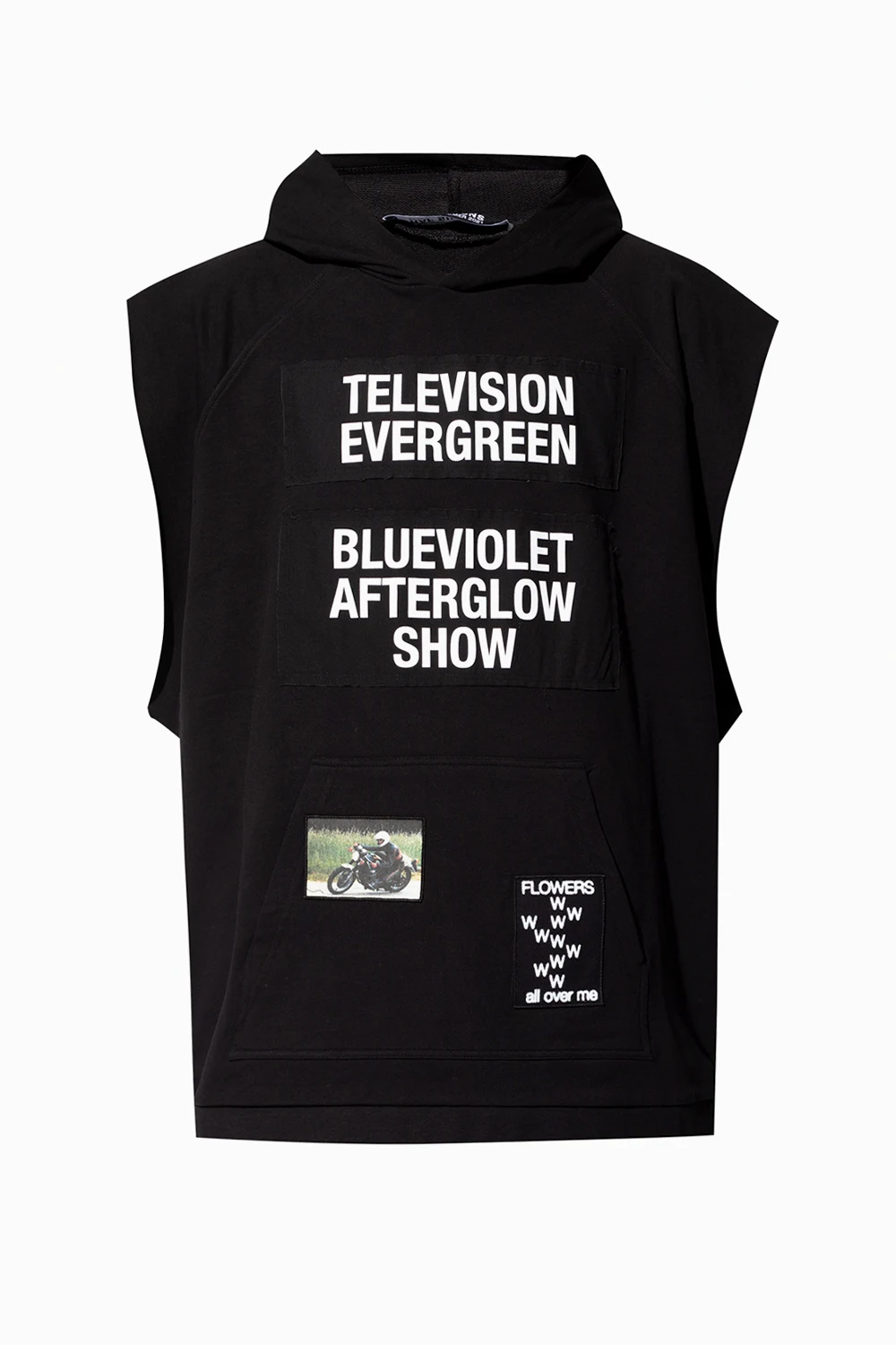 Sleeveless hoodie